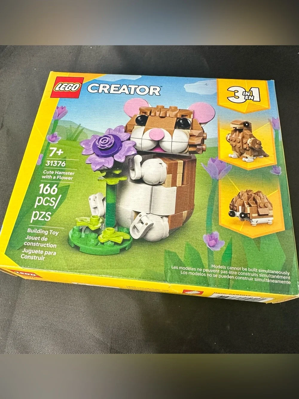 LEGO Creator 3 in 1 31376 Cute Hamster with Flower 166 Pieces